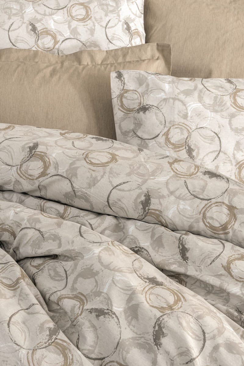 Salvarn sengesett 240x220 cm - Beige - Tekstiler - Sengetøy - Sengetøysett & dynetrekksett