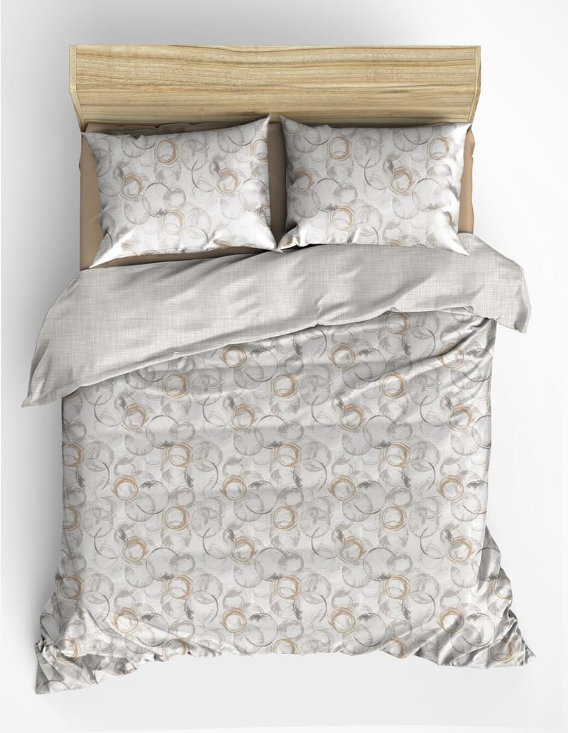 Salvarn sengesett 240x220 cm - Beige - Tekstiler - Sengetøy - Sengetøysett & dynetrekksett