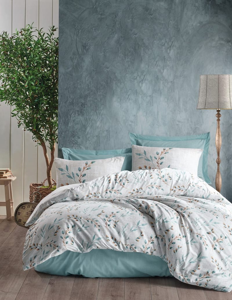 Swafford sengesett 240x220 cm - Mint Hvit - Tekstiler - Sengetøy - Sengetøysett & dynetrekksett