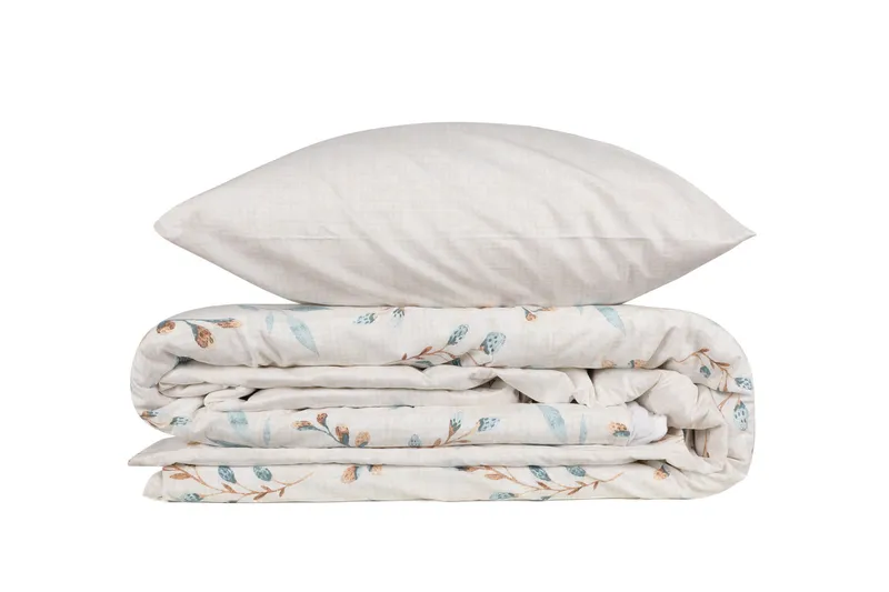 Swafford sengesett 240x220 cm, Mint Hvit