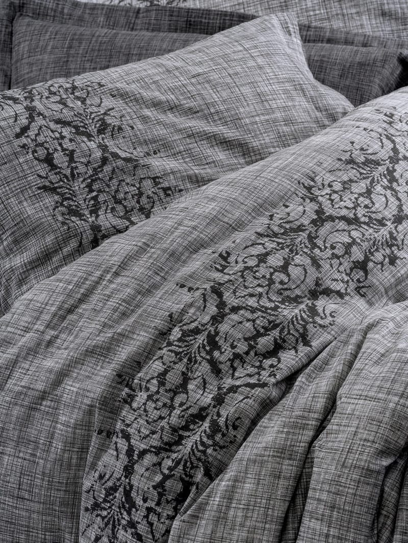 Vylonis sengesett 140x200 cm - Sotgrå - Tekstiler - Sengetøy - Sengetøysett & dynetrekksett