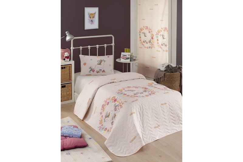 Eponj Home Sengeteppe, Rosa