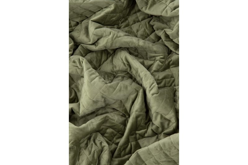 Hollviken Sengeteppe 80x150 cm - Grønn - Sengeteppe dobbeltseng - Sengeteppe