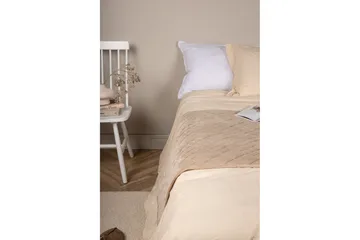 Jilly Sengeteppe 80x260 cm - Beige - Tekstiler - Sengetøy - Sengeteppe - Sengeteppe dobbeltseng