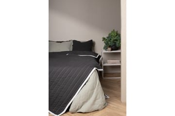 Juni Sengeteppe 180x260 cm - Antracit - Tekstiler - Sengetøy - Sengeteppe - Sengeteppe dobbeltseng