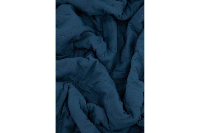 Larkspa Sengeteppe 80x150 cm - Blå - Sengeteppe dobbeltseng - Sengeteppe