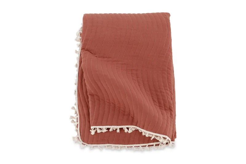 Lias Sengeteppe 180x260 cm - Rustbrun - Tekstiler - Sengetøy - Sengeteppe - Sengeteppe dobbeltseng