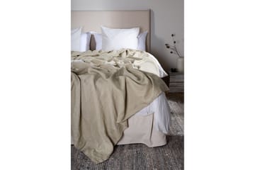 Milo Sengeteppe 180x260 cm - Beige - Tekstiler - Sengetøy - Sengeteppe - Sengeteppe dobbeltseng