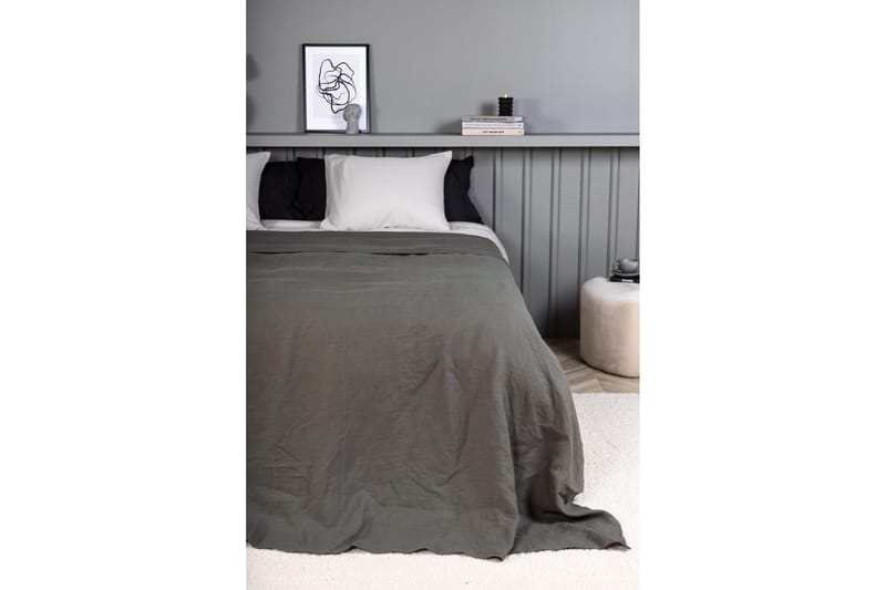 Milo Sengeteppe 180x260 cm - Lysegrå - Tekstiler - Sengetøy - Sengeteppe - Sengeteppe dobbeltseng