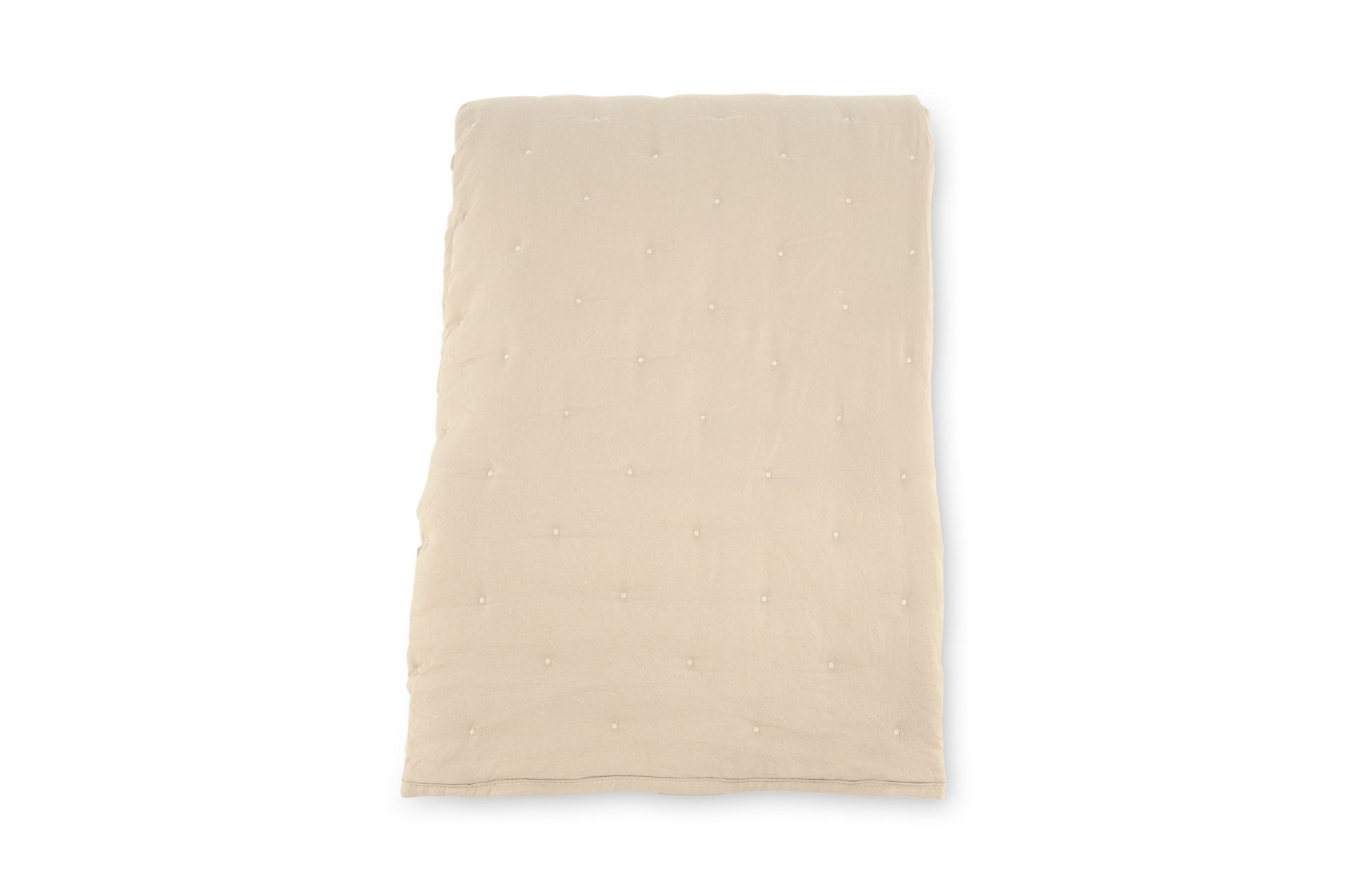 Sally Sengeteppe 260x260 cm - Beige - Tekstiler - Sengetøy - Sengeteppe - Sengeteppe dobbeltseng