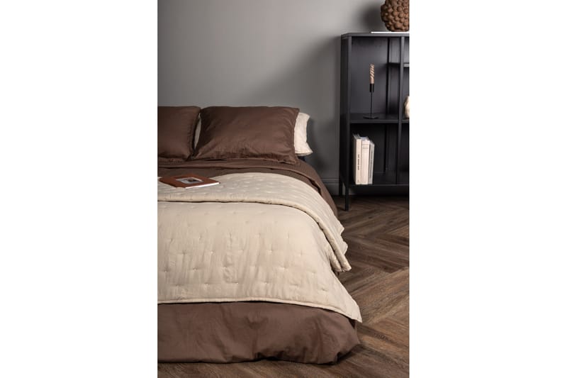 Sally Sengeteppe 260x260 cm - Beige - Tekstiler - Sengetøy - Sengeteppe - Sengeteppe dobbeltseng
