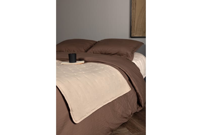 Sally Sengeteppe 80x150 cm - Beige - Tekstiler - Sengetøy - Sengeteppe - Sengeteppe dobbeltseng