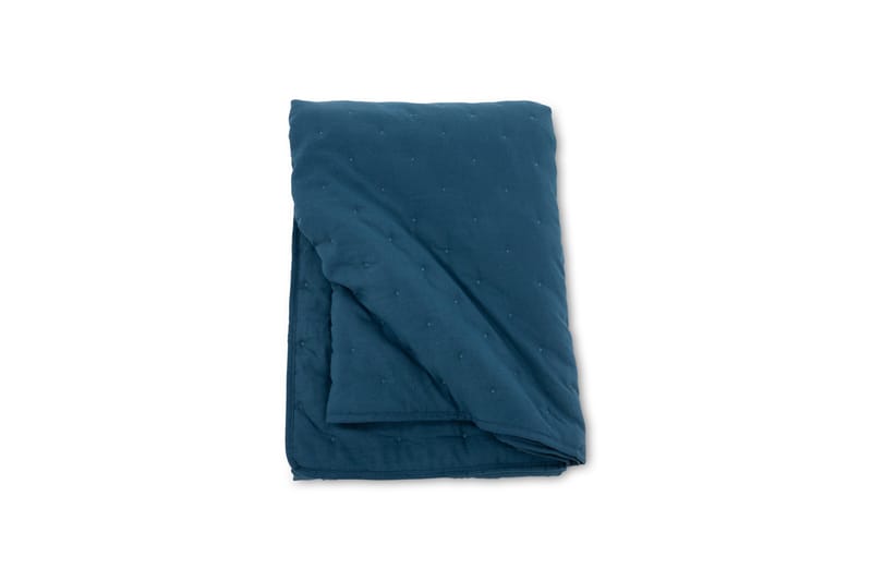 Sally Sengeteppe 80x180 cm - Blå - Tekstiler - Sengetøy - Sengeteppe - Sengeteppe dobbeltseng