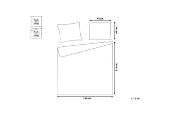 Sengeteppe Alamut 140x210 cm - 140x210 cm - Tekstiler - Sengetøy - Sengeteppe - Sengeteppe enkeltseng