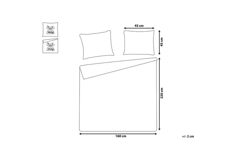 Sengeteppe Alamut 160x220 cm - 160x220 cm - Tekstiler - Sengetøy - Sengeteppe - Sengeteppe dobbeltseng