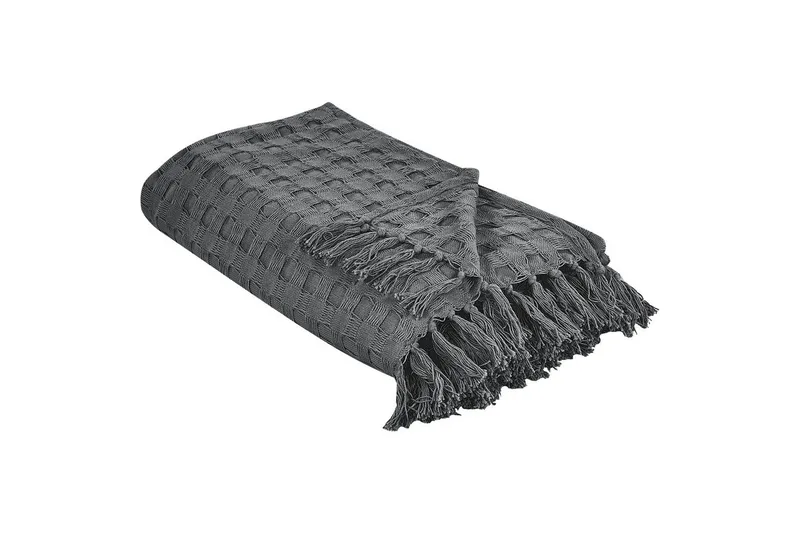 Sengeteppe Bere Grå, 150x220 cm, Grå, 150x220 cm