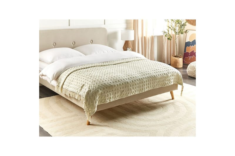 Sengeteppe Bere Hvit, 150x200 cm - Hvit, 150x200 cm - Tekstiler - Sengetøy - Sengeteppe - Sengeteppe enkeltseng