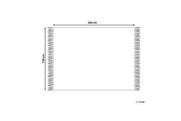 Sengeteppe Bere Hvit, 150x200 cm - Hvit, 150x200 cm - Tekstiler - Sengetøy - Sengeteppe - Sengeteppe enkeltseng