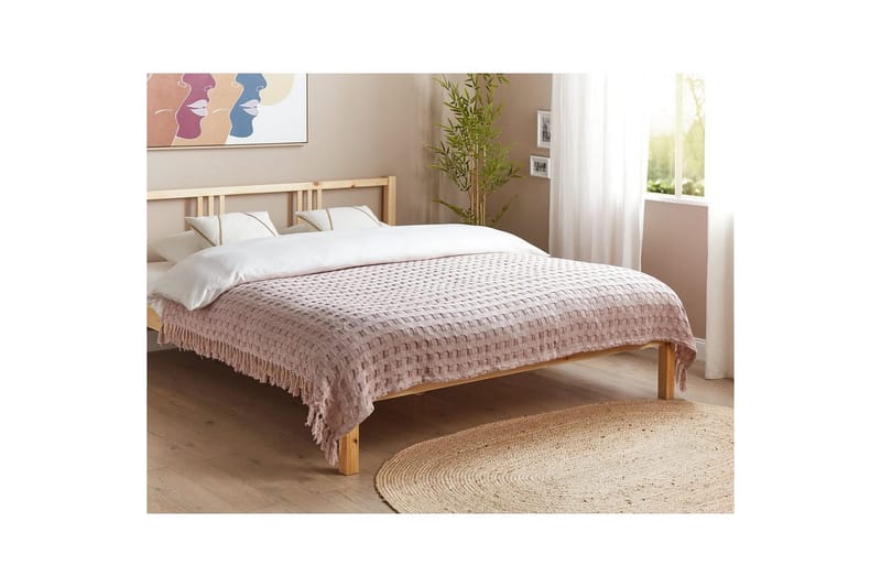 Sengeteppe Bere Rosa, 150x200 cm - Rosa, 150x200 cm - Tekstiler - Sengetøy - Sengeteppe - Sengeteppe dobbeltseng