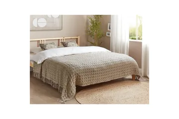Sengeteppe Bere Taupe, 220x240 cm - Taupe, 220x240 cm - Tekstiler - Sengetøy - Sengeteppe - Sengeteppe dobbeltseng