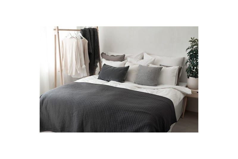 Sengeteppe Borganäs of Sweden - 250 x 250 cm, Grå - Tekstiler - Sengetøy - Sengeteppe - Sengeteppe enkeltseng