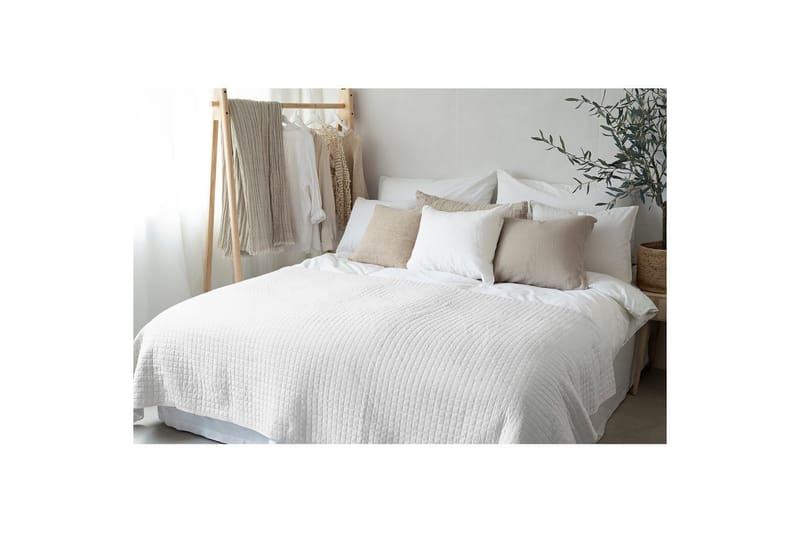 Sengeteppe Borganäs of Sweden - 250 x 250 cm, Hvit - Tekstiler - Sengetøy - Sengeteppe - Sengeteppe enkeltseng