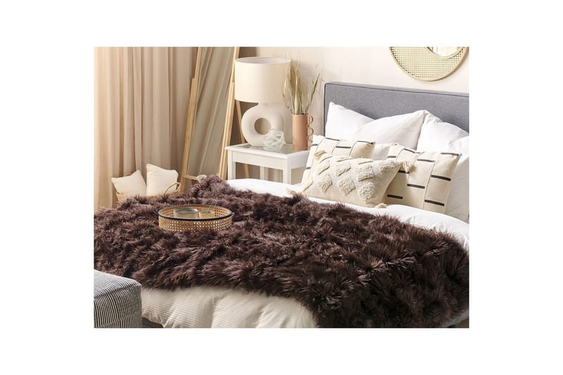 Sengeteppe Delice Brun - Brun - Tekstiler - Sengetøy - Sengeteppe - Sengeteppe enkeltseng