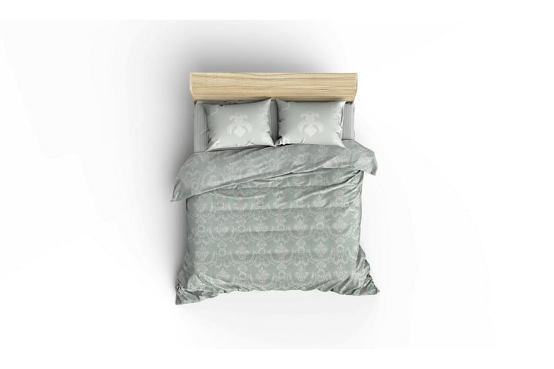Eponj Home Sengeteppe Dobbelt 200x235 cm - Grønn/Hvit - Tekstiler - Sengetøy - Sengeteppe - Sengeteppe dobbeltseng