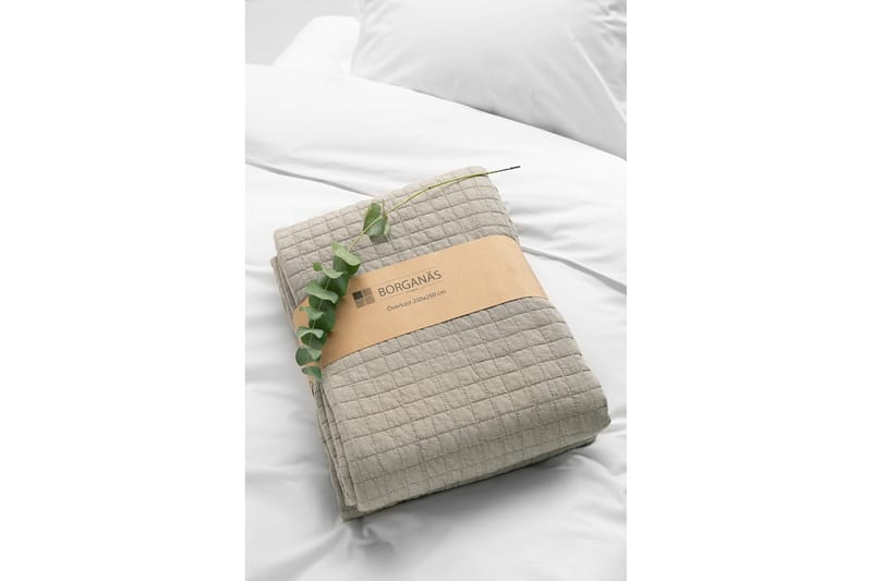 Amico Sengeteppe 250x250 cm - Beige - Tekstiler - Sengetøy - Sengeteppe