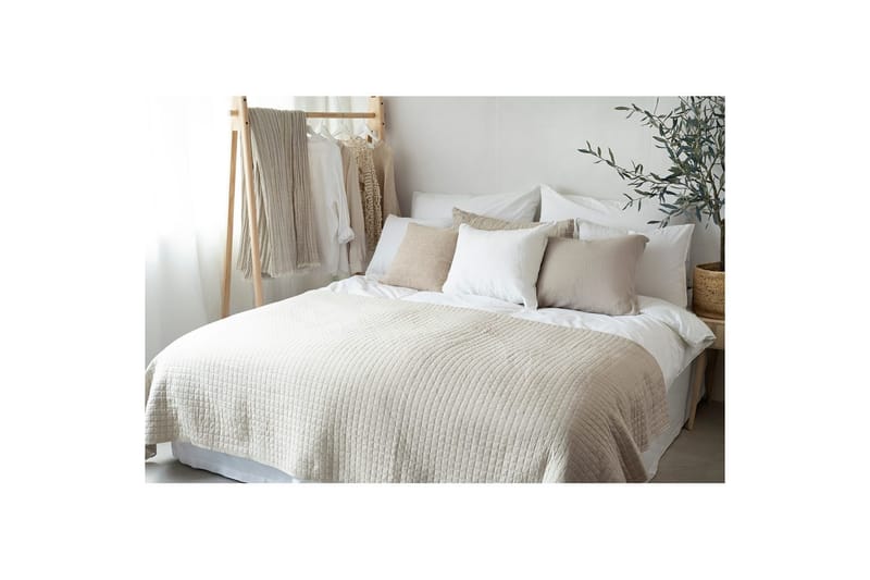 Sengeteppe Borganäs of Sweden - 250 x 250 cm, Lin - Tekstiler - Sengetøy - Sengeteppe - Sengeteppe enkeltseng