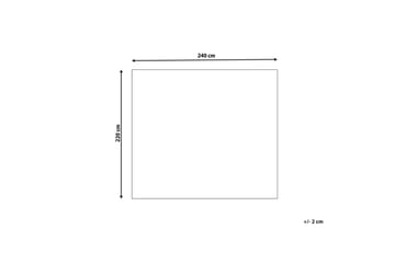 Sengeteppe Hatton Beige, 200x240 cm - Beige, 200x240 cm - Tekstiler - Sengetøy - Sengeteppe - Sengeteppe dobbeltseng