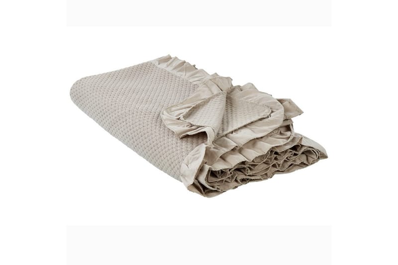 Sengeteppe Hatton Beige, 200x240 cm - Beige, 200x240 cm - Tekstiler - Sengetøy - Sengeteppe - Sengeteppe dobbeltseng