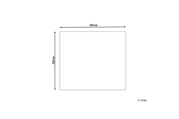Sengeteppe Hatton Hvit, 240x220 cm - Hvit, 240x220 cm - Tekstiler - Sengetøy - Sengeteppe - Sengeteppe dobbeltseng
