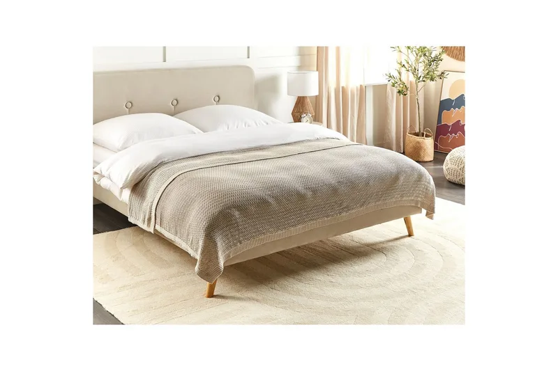 Sengeteppe Ilen Lys beige - Lys beige - Tekstiler - Sengetøy - Sengeteppe - Sengeteppe enkeltseng