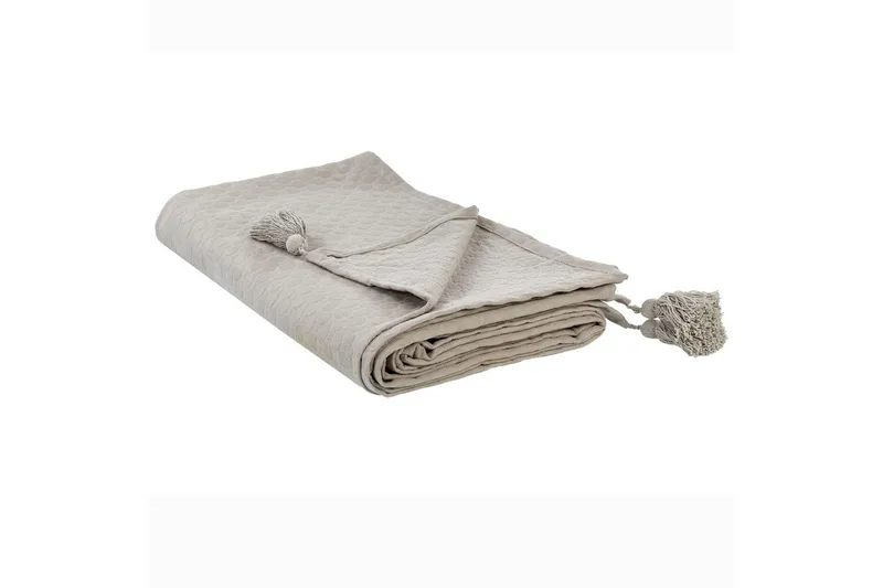 Sengeteppe Lindula Beige, 200x220 cm - Beige, 200x220 cm - Tekstiler - Sengetøy - Sengeteppe - Sengeteppe enkeltseng