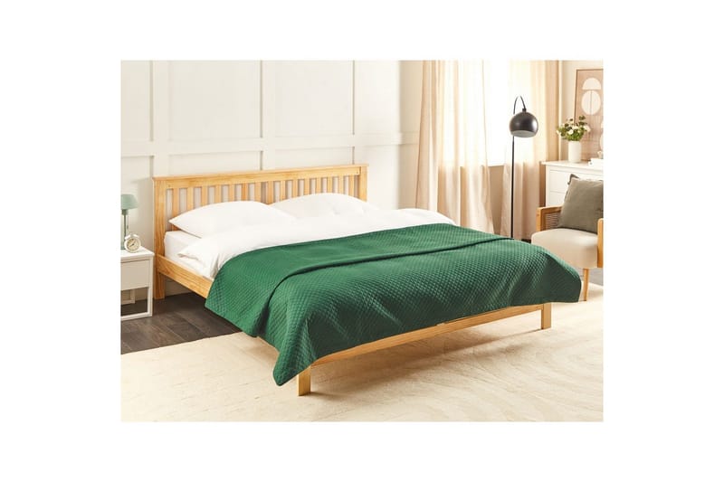 Sengeteppe Nape Grønn, 220x240 cm - Grønn, 220x240 cm - Tekstiler - Sengetøy - Sengeteppe - Sengeteppe dobbeltseng
