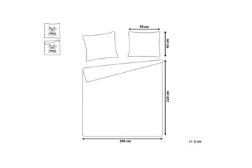Sengeteppe Rayen 200x220 cm - 200x220 cm - Tekstiler - Sengetøy - Sengeteppe - Sengeteppe dobbeltseng