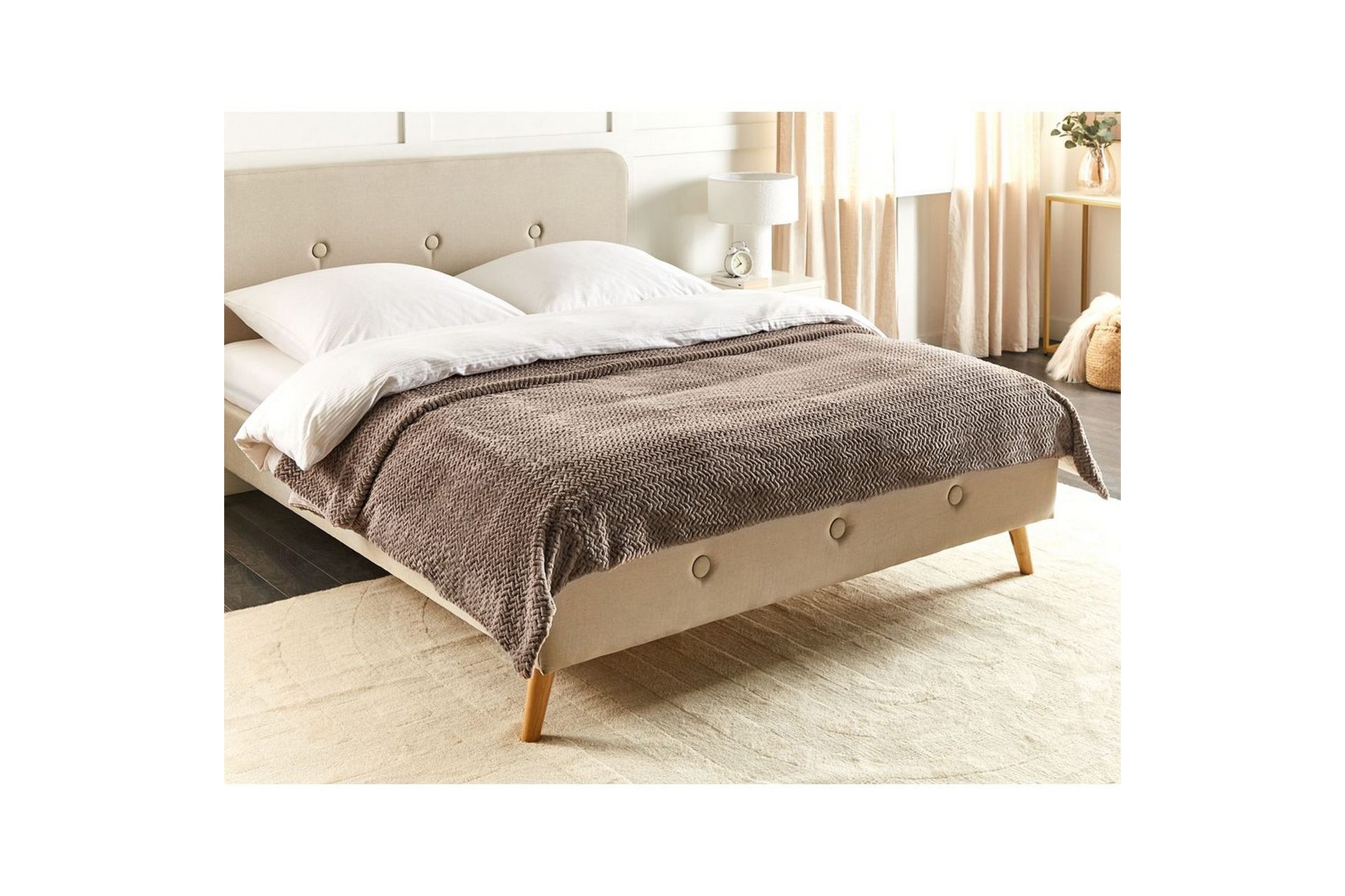 Sengeteppe Surmi Brun, 220x200 cm - Brun, 220x200 cm - Tekstiler - Sengetøy - Sengeteppe - Sengeteppe enkeltseng