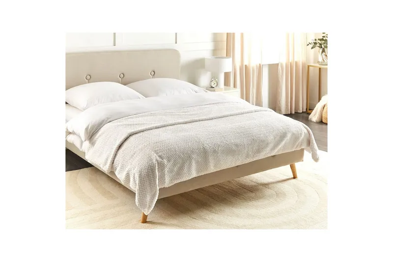 Sengeteppe Surmi Hvit, 220x200 cm - Hvit, 220x200 cm - Tekstiler - Sengetøy - Sengeteppe - Sengeteppe dobbeltseng