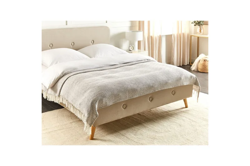 Sengeteppe Toutli Taupe, 220x240 cm - Taupe, 220x240 cm - Tekstiler - Sengetøy - Sengeteppe - Sengeteppe dobbeltseng