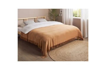 Sengeteppe Yerbent Brun, 200x220 cm - Brun, 200x220 cm - Tekstiler - Sengetøy - Sengeteppe - Sengeteppe dobbeltseng
