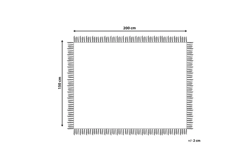 Sengeteppe Yerbent Taupe, 150x200 cm - Taupe, 150x200 cm - Tekstiler - Sengetøy - Sengeteppe - Sengeteppe dobbeltseng