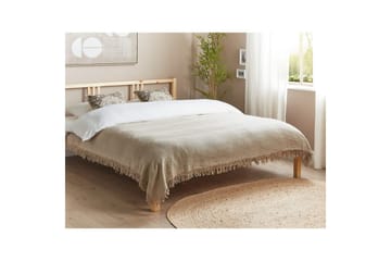 Sengeteppe Yerbent Taupe, 150x200 cm - Taupe, 150x200 cm - Tekstiler - Sengetøy - Sengeteppe - Sengeteppe enkeltseng