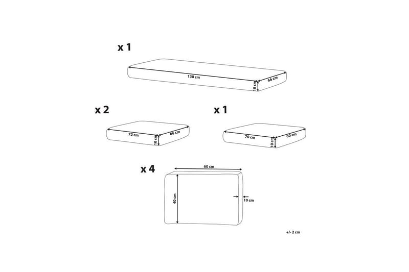 Putevar Bermuda - Hagemøbler - Puter - Utendørstrekk