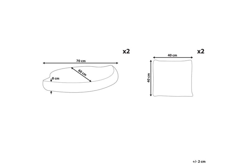 Putevar Capri - Hagemøbler - Puter - Utendørstrekk
