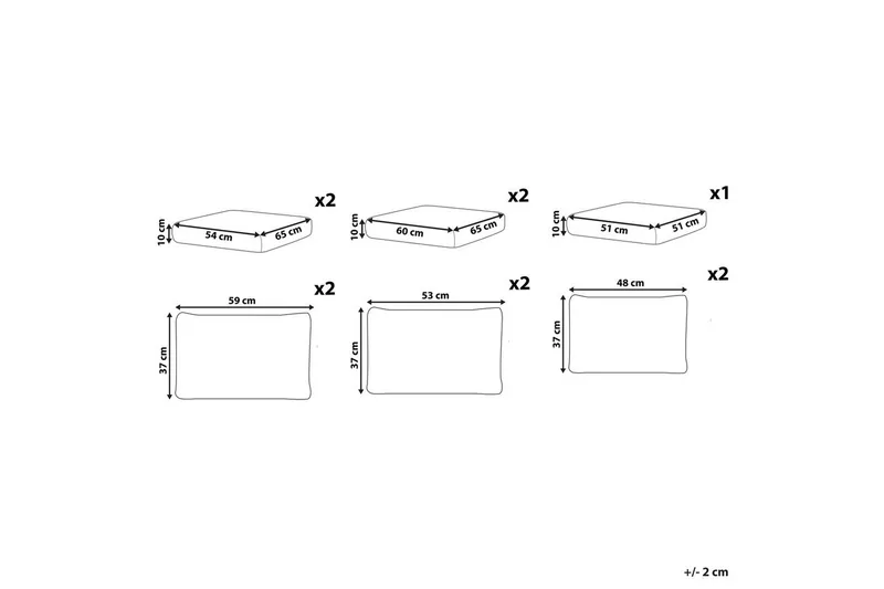 Putevar Milano - Hagemøbler - Puter - Utendørstrekk
