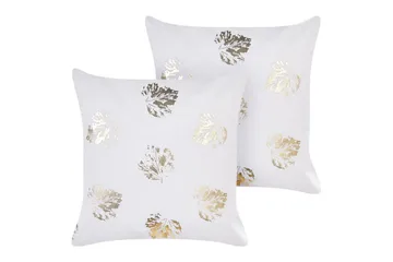 Pynteputer Goldenrod sett á 2 Hvit/gull