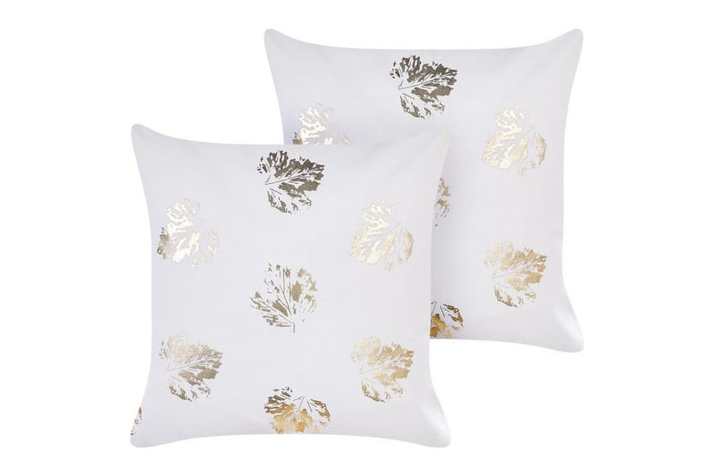 Pynteputer Goldenrod sett á 2 Hvit/gull, Hvit/gull