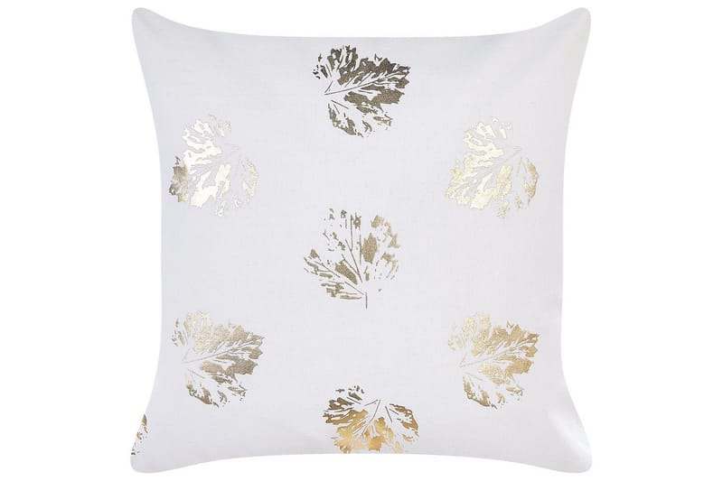 Pynteputer Goldenrod sett á 2 Hvit/gull - Hvit/gull - Tekstiler - Sengetøy - Sovepute - Innerputer