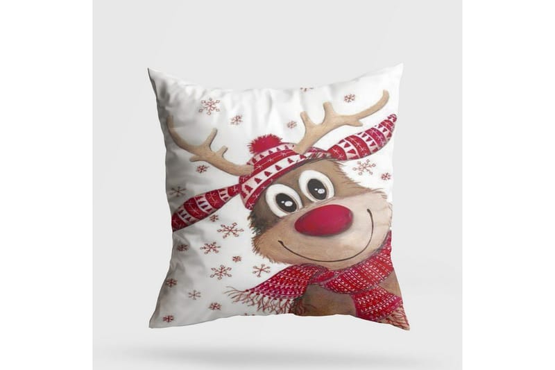 Salaro Innerpute 43x43 cm, Hvit/Rød